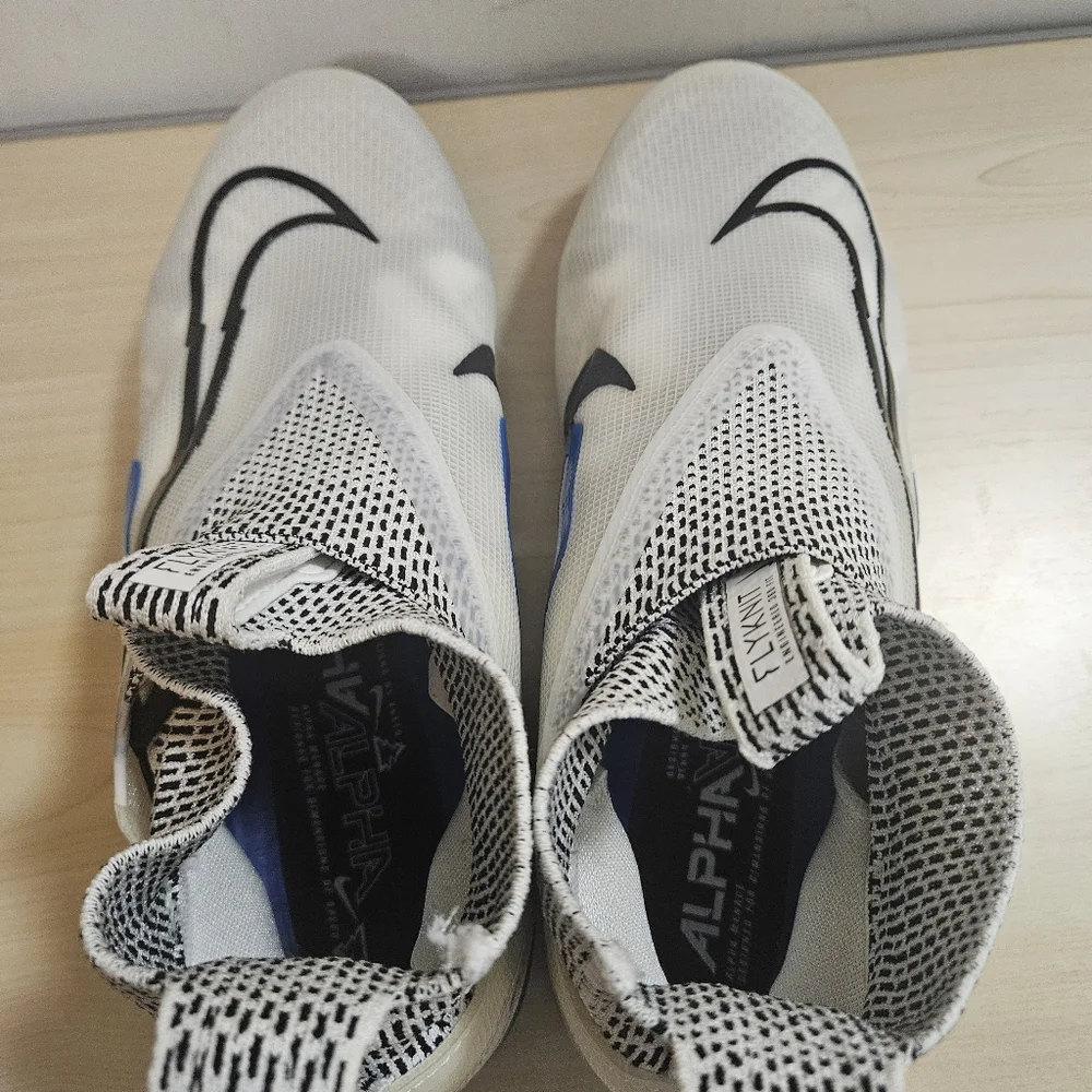 Nike Alpha Menace Elite 3 Football Game Royal White Blue CT6648-101 Men Size 11